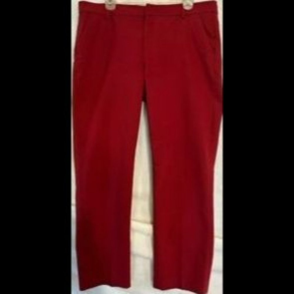 Paprika pant, zip/hook front, side slit pockets, size 14